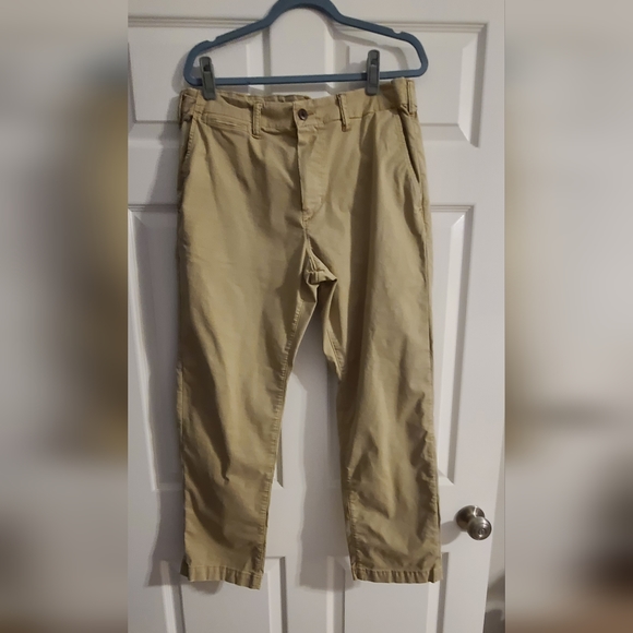 American Eagle Khaki Men Pants Size 36x30 Original Straight - Picture 1 of 8